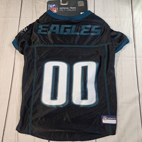 NFL Other - Eagles NFL Black and Teal Jersey Dog Size XL